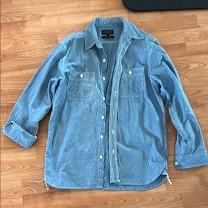 Beams plus Japanese chambray selvedge work shirt. Medium